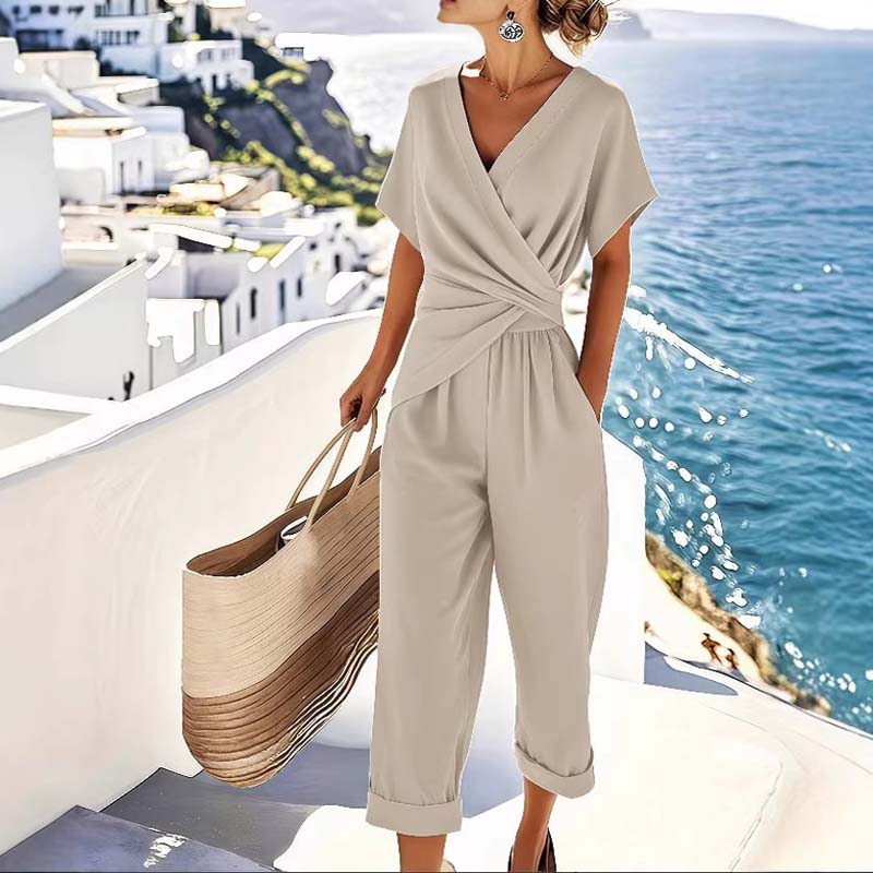 💃 Elegant Solid Color Two-Piece Set - instantly creates a feminine silhouette!